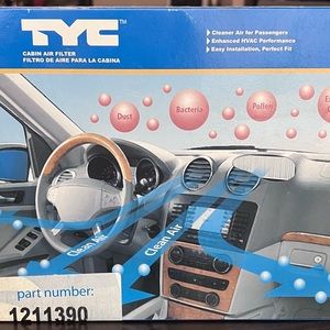 TYC brand cabin air filters for BMWs